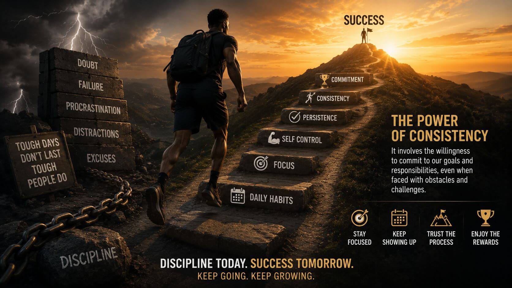 Discipline Is The Reward That Leads To Success.