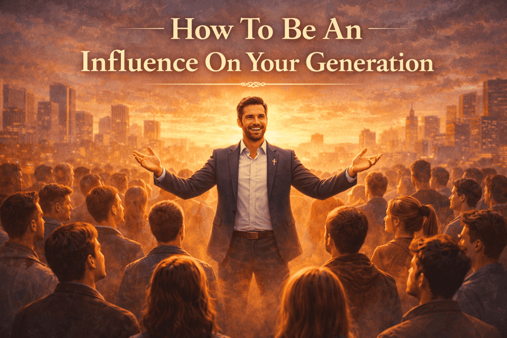 How to be an influence on your generation