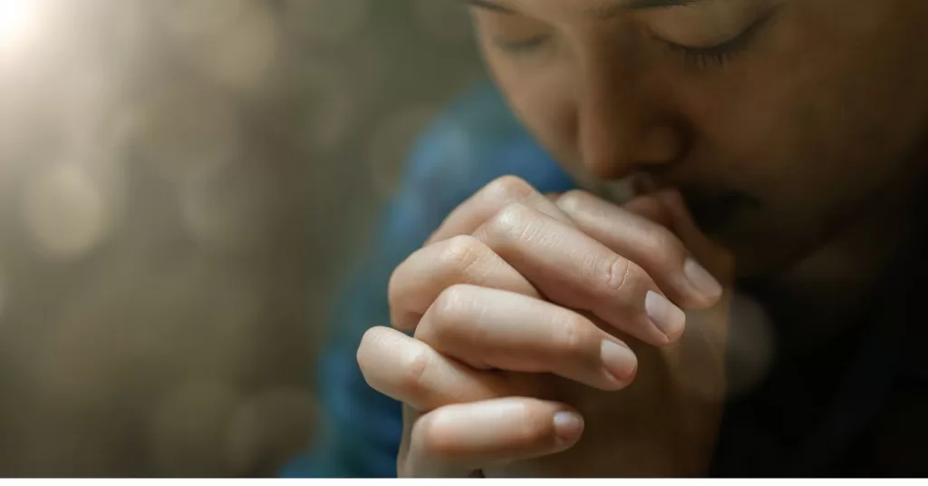 Lady praying