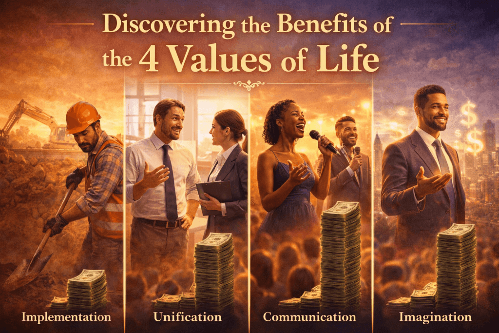 Discovering The Benefits Of The 4 Values of Life.