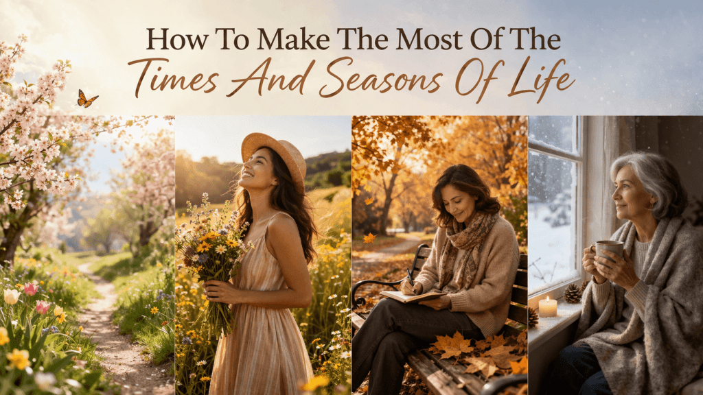 How to make the most of the times and seasons of life