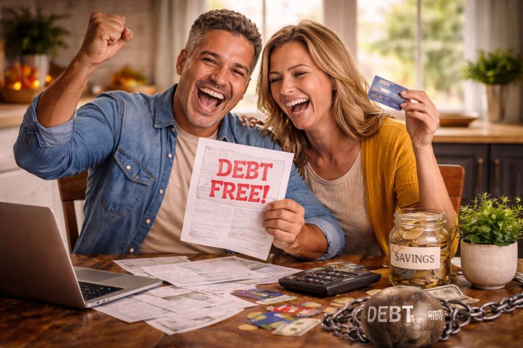 Finally debt free