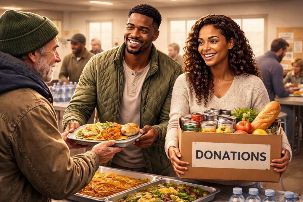 Volunteering with warmth and kindness