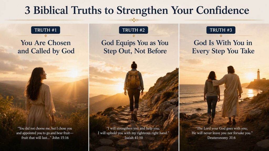 3 Biblical Truths to Strengthen Your Confidence