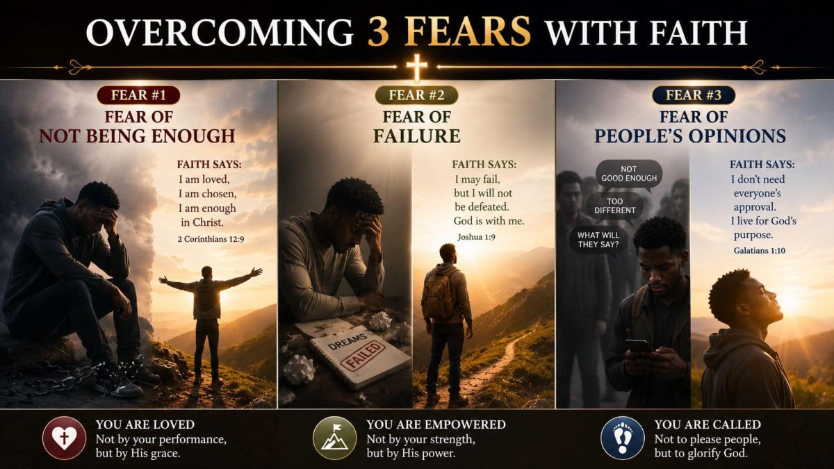 Overcoming 3 Fears With Faith